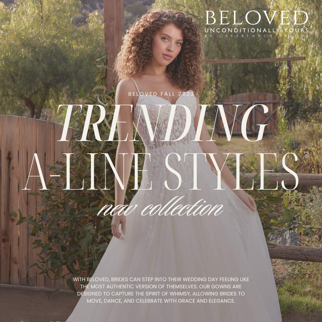 Beloved Fall 2023 Top Charts: Our Favorite NEW A-line Gowns 